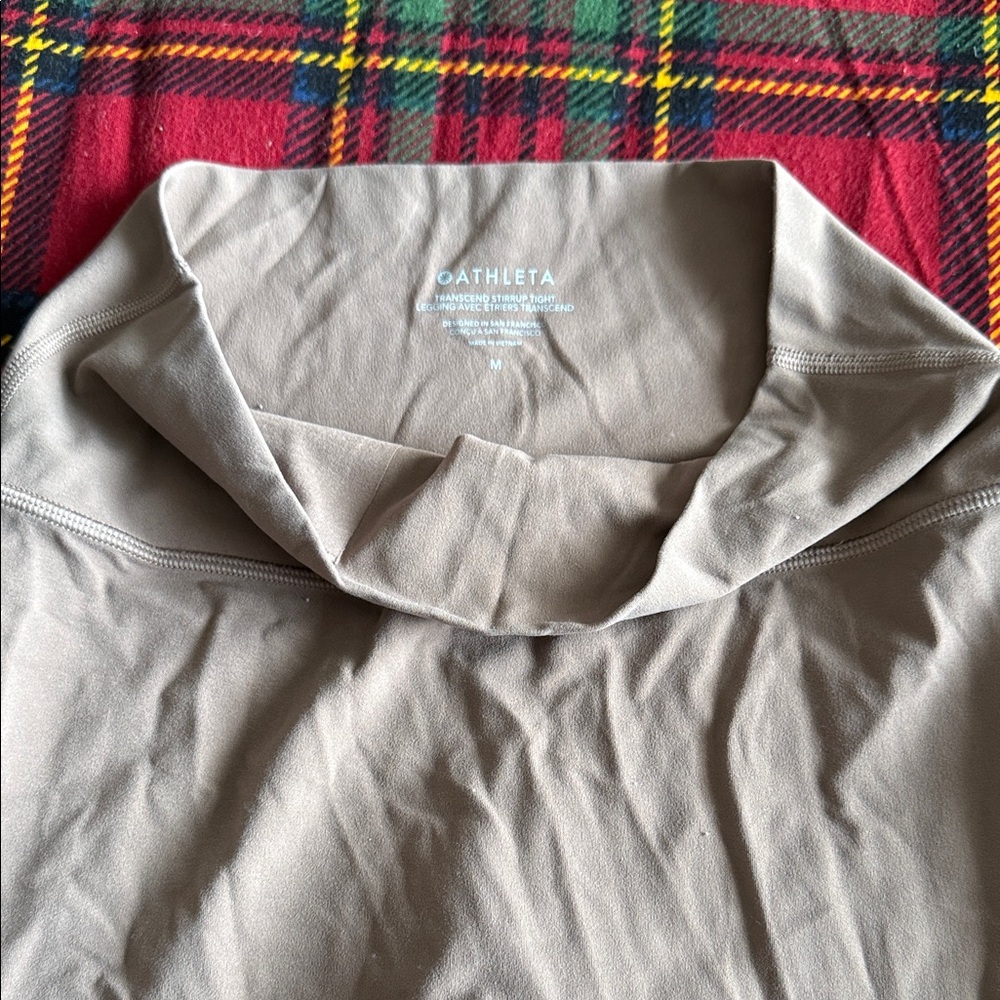 Athleta Taupe Stirrup Legging